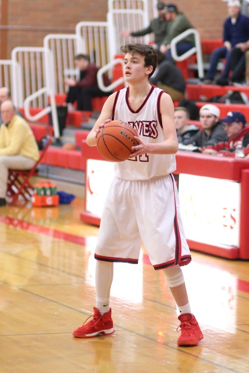 Koa Davison and Co. will still be in the CHS gym tonight, but for practice, not a game. (John Fisken photos)