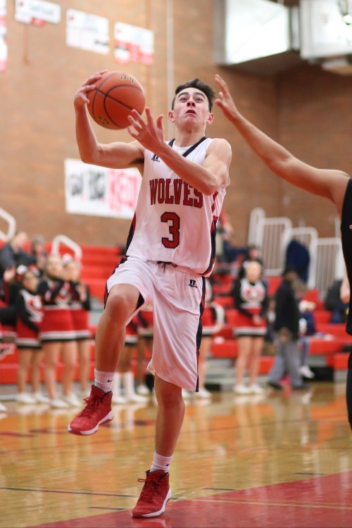 Hunter Smith knocked down a team-high 15 Friday night in an overtime loss. (John Fisken photo)