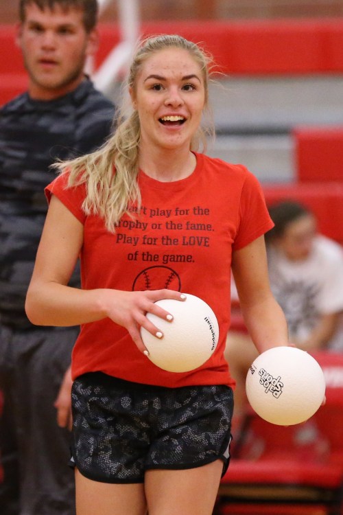 Hope "The Surgeon" Lodell, getting ready to carve up anyone who dares step to her. (John Fisken photos)