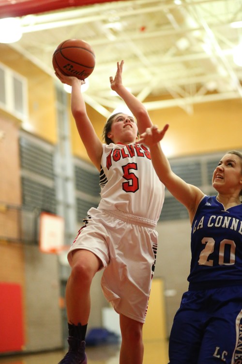 Kyla Briscoe and Co. are one win away from clinching their third-straight Olympic League crown. (John Fisken photo)
