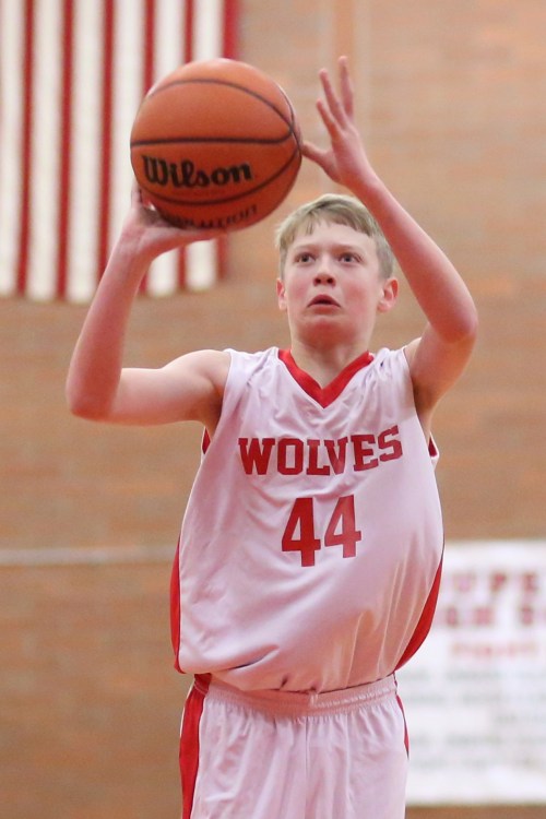 Daniel Olson knocked down a season-high 27 Thursday to spark Coupeville to a rout of Chimacum. (John Fisken photo)